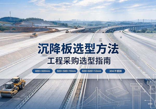 东源沉降板选择方法